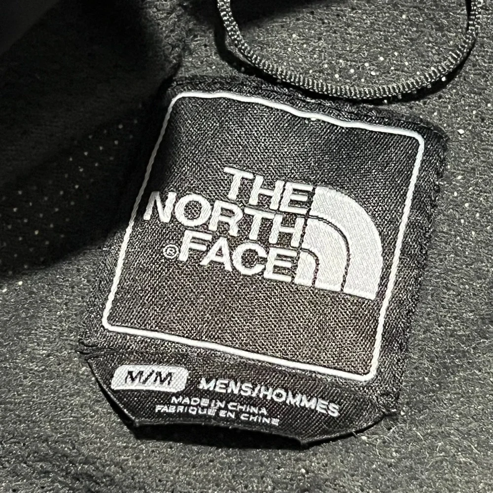 The North Face HyVent Mens Blue Grey Full Zip Hooded Windbreaker Jacket M